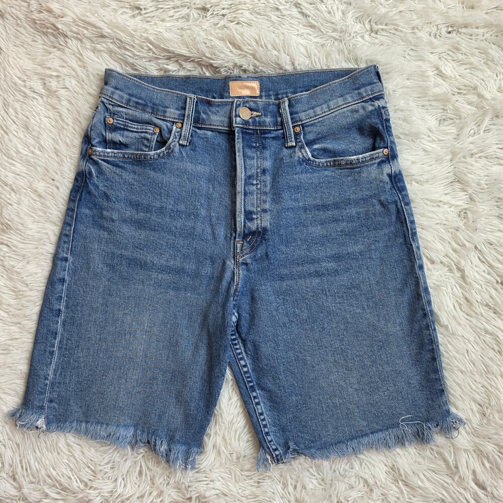 Mother Tomcat Bermuda Denim Shorts 29 / 8